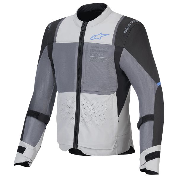 Giacche Moto Lunghe Alpinestars ST-2 Air Grigio ghiaccio Grigio scuro Nero Giacche Moto Lunghe Alpinestars ST-2 Air Grigio ghiaccio Grigio scuro Nero