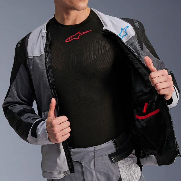 Alpinestars ST-2 Air Grigio ghiaccio Grigio scuro Nero