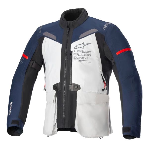 Giacche Moto Lunghe Alpinestars ST-7 2L Gore-Tex Ice Grey Dark Blue Black Giacche Moto Lunghe Alpinestars ST-7 2L Gore-Tex Ice Grey Dark Blue Black