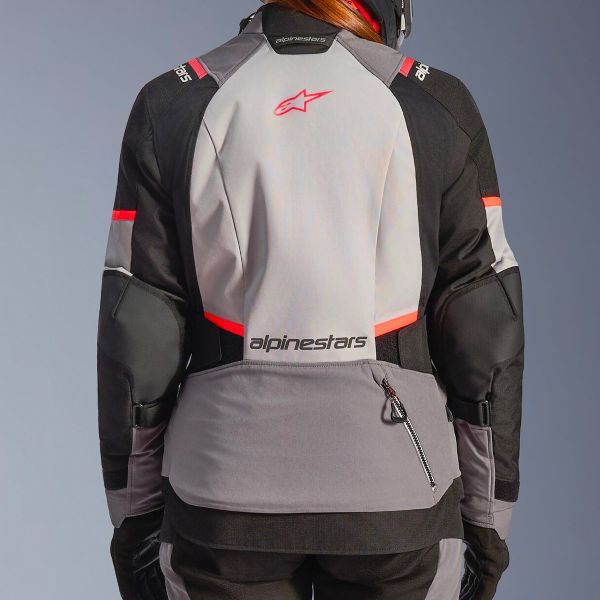 Alpinestars Stella Andes V4 Drystar Dark Gray Ice Gray Black Fluo Coral