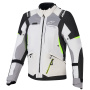 Giacche Moto Lunghe Alpinestars Stella Andes V4 Drystar Ice Gray Dark Gray Black Yellow Fluo