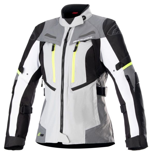 Giacche Moto Lunghe Alpinestars Stella Bogota Pro Drystar Grigio Ghiaccio Grigio Scuro Giacche Moto Lunghe Alpinestars Stella Bogota Pro Drystar Grigio Ghiaccio Grigio Scuro