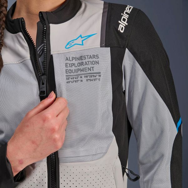 Alpinestars Stella ST-2 Air grigio ghiaccio nero