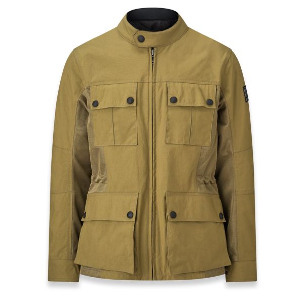 Giacche Moto Lunghe Belstaff Airflow Olive Giacche Moto Lunghe Belstaff Airflow Olive