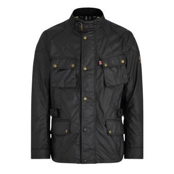 Giacche Moto Lunghe Belstaff Crosby 2 Tech Wax Black