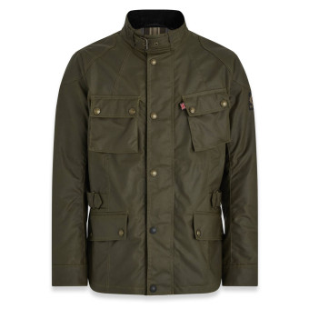 Giacche Moto Lunghe Belstaff Crosby 2 Tech Wax Forest Green Giacche Moto Lunghe Belstaff Crosby 2 Tech Wax Forest Green