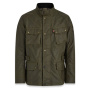 Giacche Moto Lunghe Belstaff Crosby 2 Tech Wax Forest Green