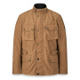 Giacche Moto Lunghe Belstaff Crosby New Tech Wax Sand