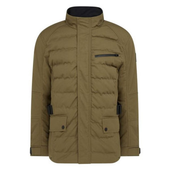 Giacche Moto Lunghe Belstaff Calder Olive Piumino