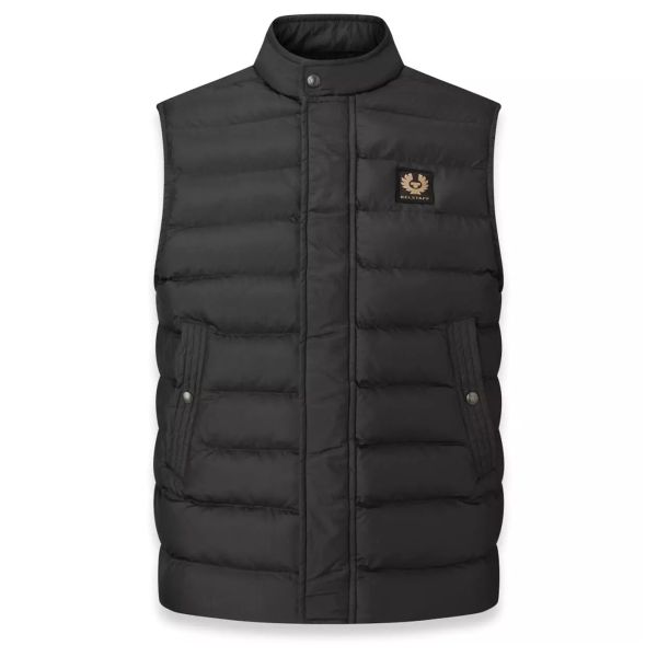 Giacche Moto Lunghe Belstaff Doudoune Sans Manches Clima Nero
