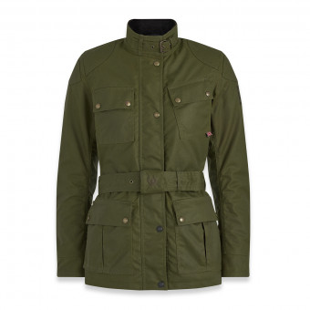 Giacche Moto Lunghe Belstaff Trialmaster Pro Lady Wax Forest Green Giacche Moto Lunghe Belstaff Trialmaster Pro Lady Wax Forest Green