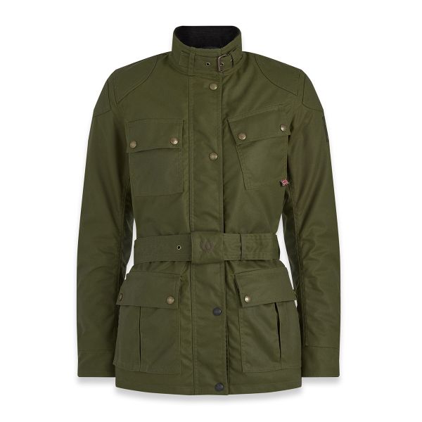 Giacche Moto Lunghe Belstaff Trialmaster Pro Lady Wax Forest Green Giacche Moto Lunghe Belstaff Trialmaster Pro Lady Wax Forest Green