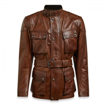 Giacche Moto Lunghe Belstaff Trialmaster Pro Leather Burnt Cuero Giacche Moto Lunghe Belstaff Trialmaster Pro Leather Burnt Cuero
