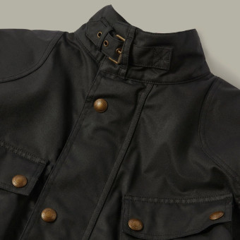Belstaff Cera Trialmaster 8 oz nero