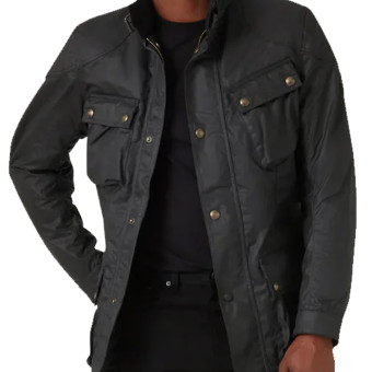 Belstaff Cera Trialmaster 8 oz nero