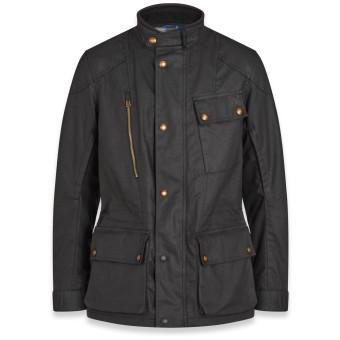 Giacche Moto Lunghe Belstaff Waymaster Coton Wax Black Giacche Moto Lunghe Belstaff Waymaster Coton Wax Black
