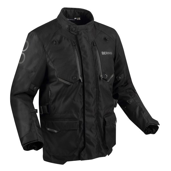 Giacche Moto Lunghe Bering Calgary Black