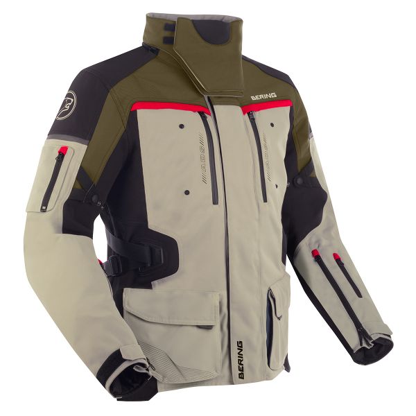 Giacche Moto Lunghe Bering Freeway Beige Black Giacche Moto Lunghe Bering Freeway Beige Black