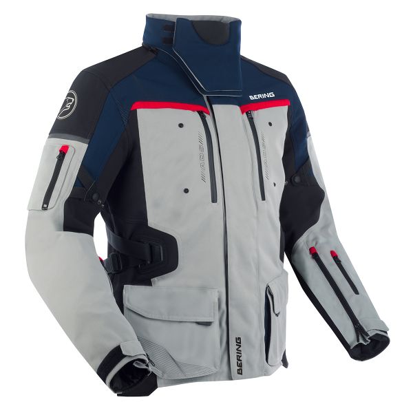 Giacche Moto Lunghe Bering Freeway Grey Navy Giacche Moto Lunghe Bering Freeway Grey Navy