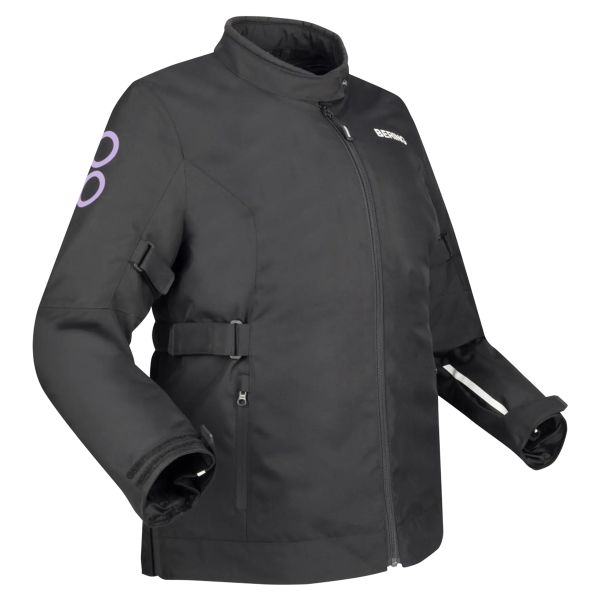 Giacche Moto Lunghe Bering Lady Pamela Queen Size Black Lilas