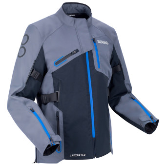 Giacche Moto Lunghe Bering Giacca Oxygen Grigio nero blu Giacche Moto Lunghe Bering Giacca Oxygen Grigio nero blu