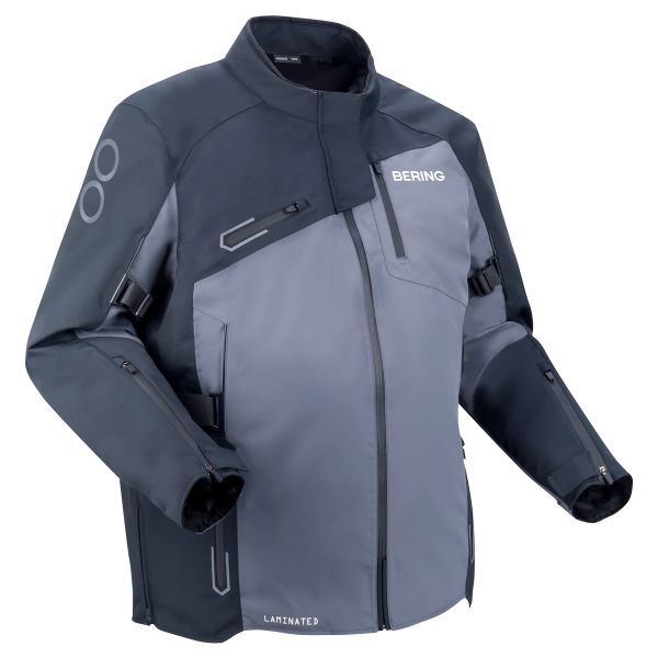 Giacche Moto Lunghe Bering Giacca Oxygen King Size nero grigio