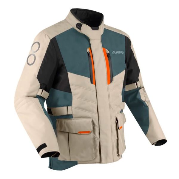 Giacche Moto Lunghe Bering Siberia Beige Grey Orange Giacche Moto Lunghe Bering Siberia Beige Grey Orange