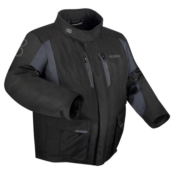 Giacche Moto Lunghe Bering Siberia King Size Black Grey Giacche Moto Lunghe Bering Siberia King Size Black Grey