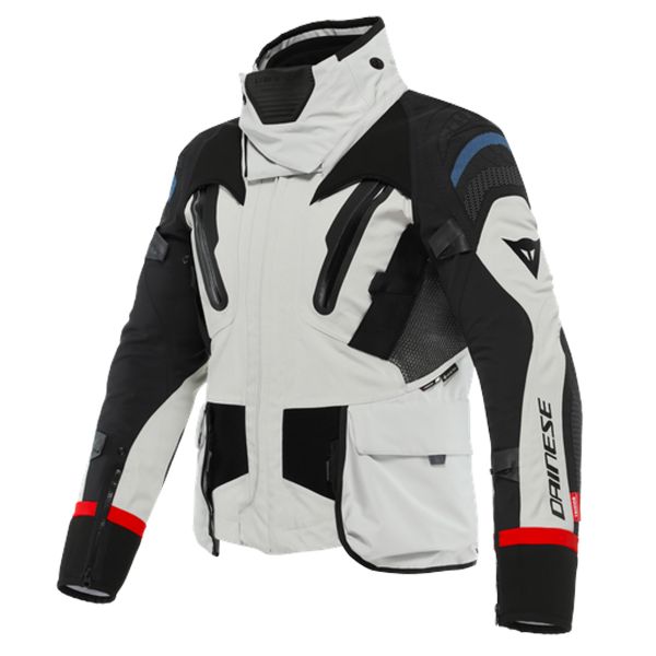 Giacche Moto Lunghe Dainese Antartica 2 Gore-Tex Light Grey Black