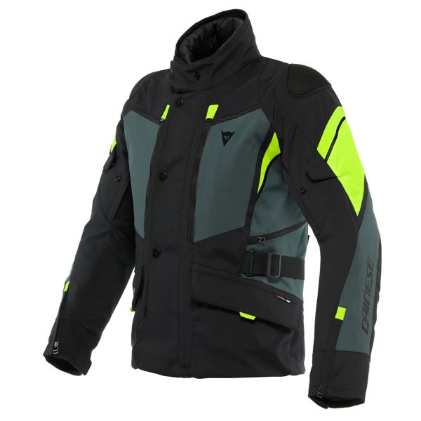 Giacche Moto Lunghe Dainese Carve Master 3 Gore-Tex Black Ebony Fluo Yellow