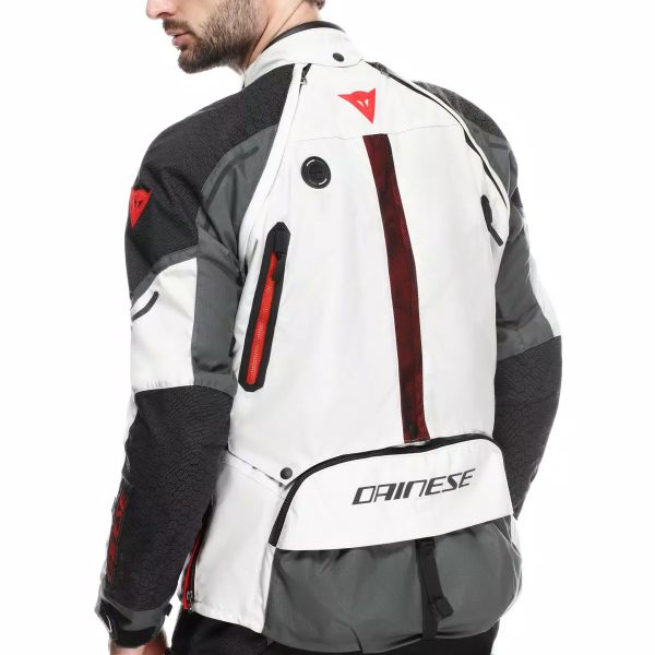 Dainese Super Adventure Absoluteshell Glacier Grey Iron Gate Red