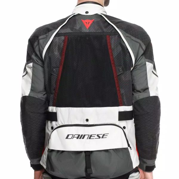 Dainese Super Adventure Absoluteshell Glacier Grey Iron Gate Red