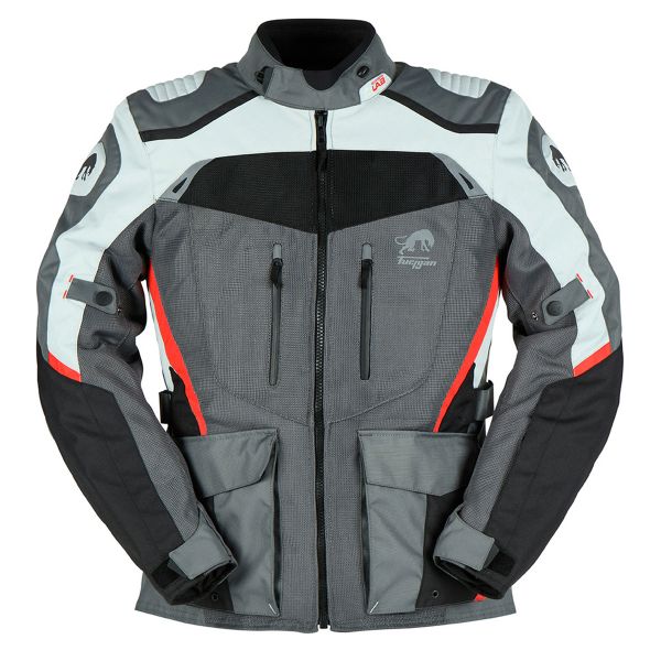 Giacche Moto Lunghe Furygan Apalaches Vented 2in1 Black Grey Red Giacche Moto Lunghe Furygan Apalaches Vented 2in1 Black Grey Red