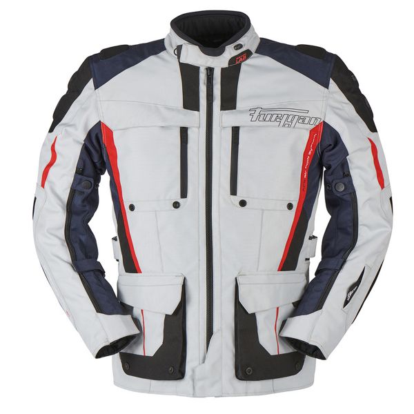 Giacche Moto Lunghe Furygan Brevent 3W1 Pearl Blue