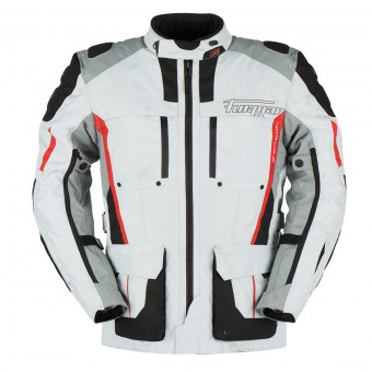 Giacche Moto Lunghe Furygan Brevent 3W1 Pearl Grey Anthracite