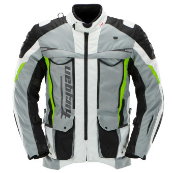 Giacche Moto Lunghe Furygan Montroc Kevlar Primaloft 3en1+ Black Pearl Anthracite Yellow St