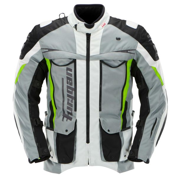 Giacche Moto Lunghe Furygan Montroc Kevlar Primaloft 3en1+ Black Pearl Anthracite Yellow St