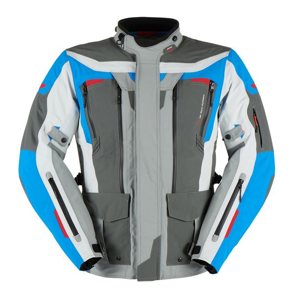 Giacche Moto Lunghe Furygan Voyager 3C Blue Grey Anthracite Giacche Moto Lunghe Furygan Voyager 3C Blue Grey Anthracite