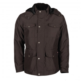 Giacche Moto Lunghe Helstons Barbade Brown