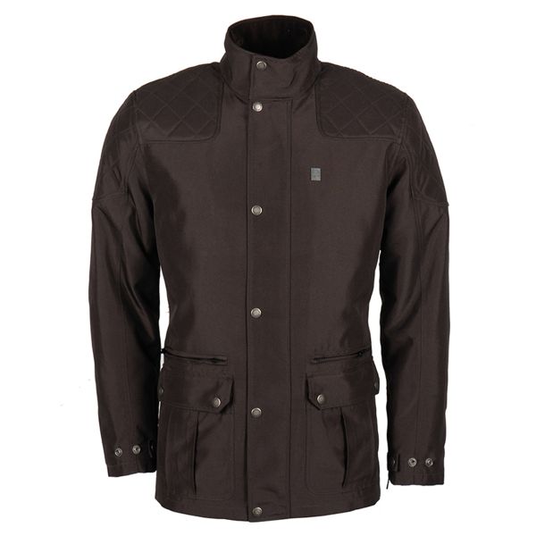 Giacche Moto Lunghe Helstons Duke Textile Brown
