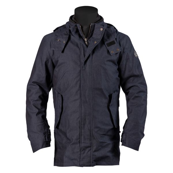 Giacche Moto Lunghe Helstons Fall Coat Blue
