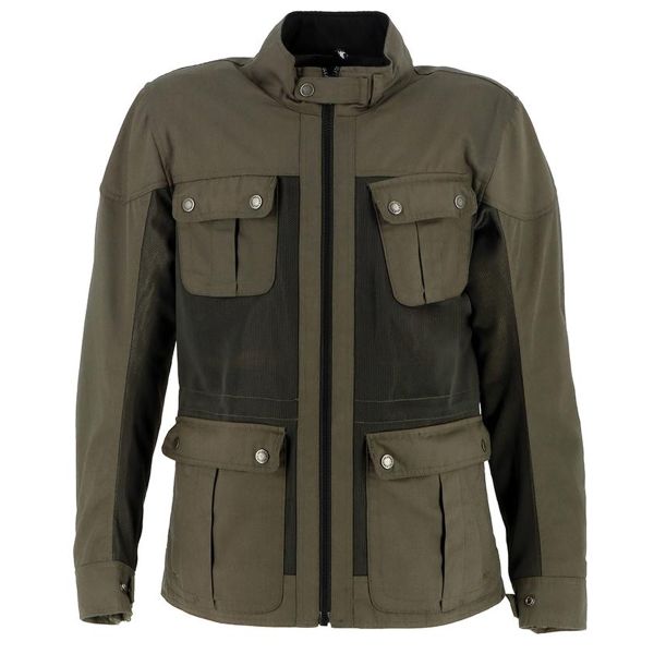 Giacche Moto Lunghe Helstons Forward Air Khaki Giacche Moto Lunghe Helstons Forward Air Khaki