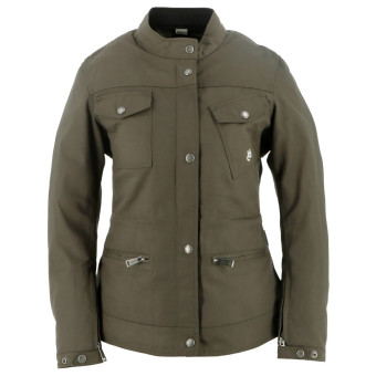 Giacche Moto Lunghe Helstons Tela di cotone Mohave Khaki
