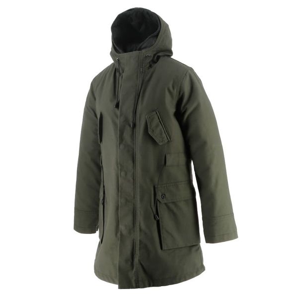 Helstons Scooter in tela di cotone Khaki