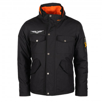 Giacche Moto Lunghe Helstons Trooper Textile Black