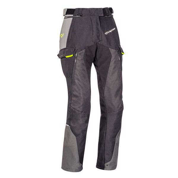 Giacche Moto Lunghe Ixon Balder Lady Black Grey Bright Yellow