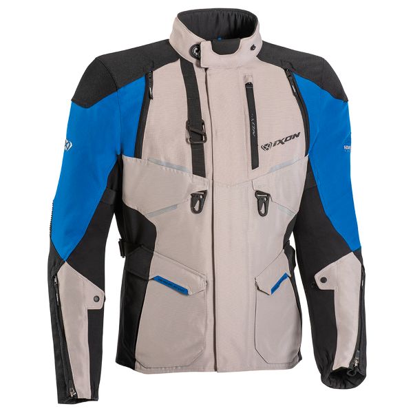 Giacche Moto Lunghe Ixon Eddas Grege Blue Black