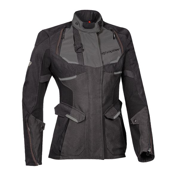 Giacche Moto Lunghe Ixon Eddas Lady Black Anthracite