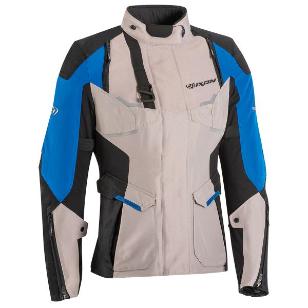 Giacche Moto Lunghe Ixon Eddas Lady Grege Blue Black
