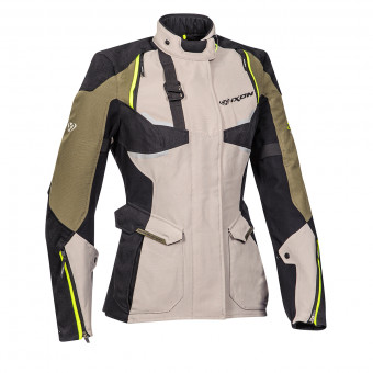 Giacche Moto Lunghe Ixon Eddas Lady Grege Khaki Black